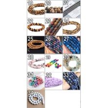 Bransoletka z kamieni Psia łapka+serce