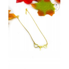 Bransoletka psia łapka PULS złota/srebrna