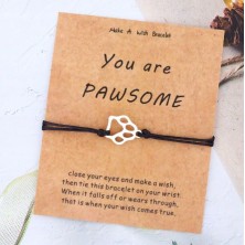 Bransoletka psia łapka...