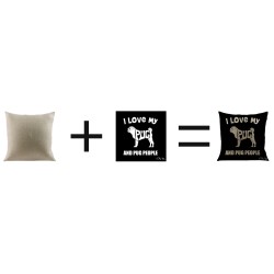 Poszewka na poduszkę Husky Syberyjski / Alaskan Malamute