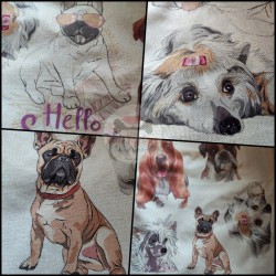 Poszewka na poduszkę Mops