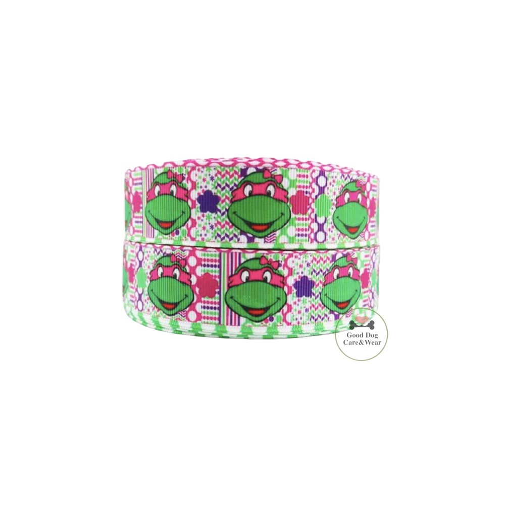 Smycz Różowe Żółwie Ninja