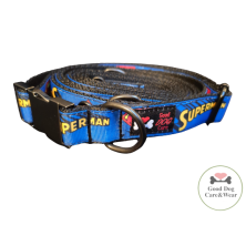 Obroża  Superman napis