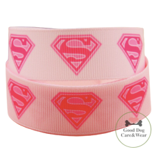 Obroża Różowy Superman