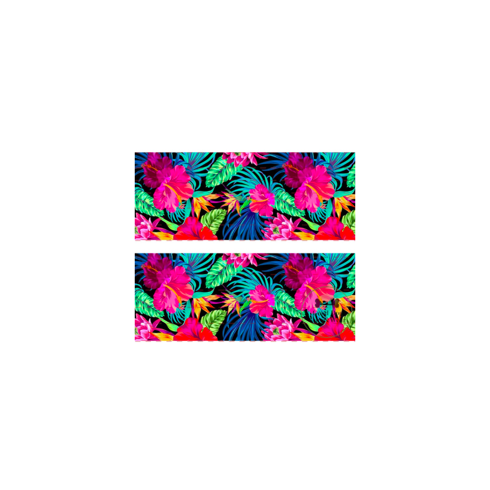 Szelki norweskie/Guard różowe kwiaty