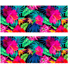 Smycz różowe kwiaty