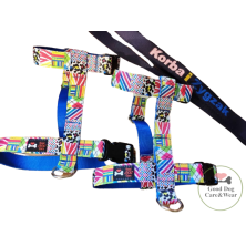 Szelki norweskie/Guard Kolorowe wzory