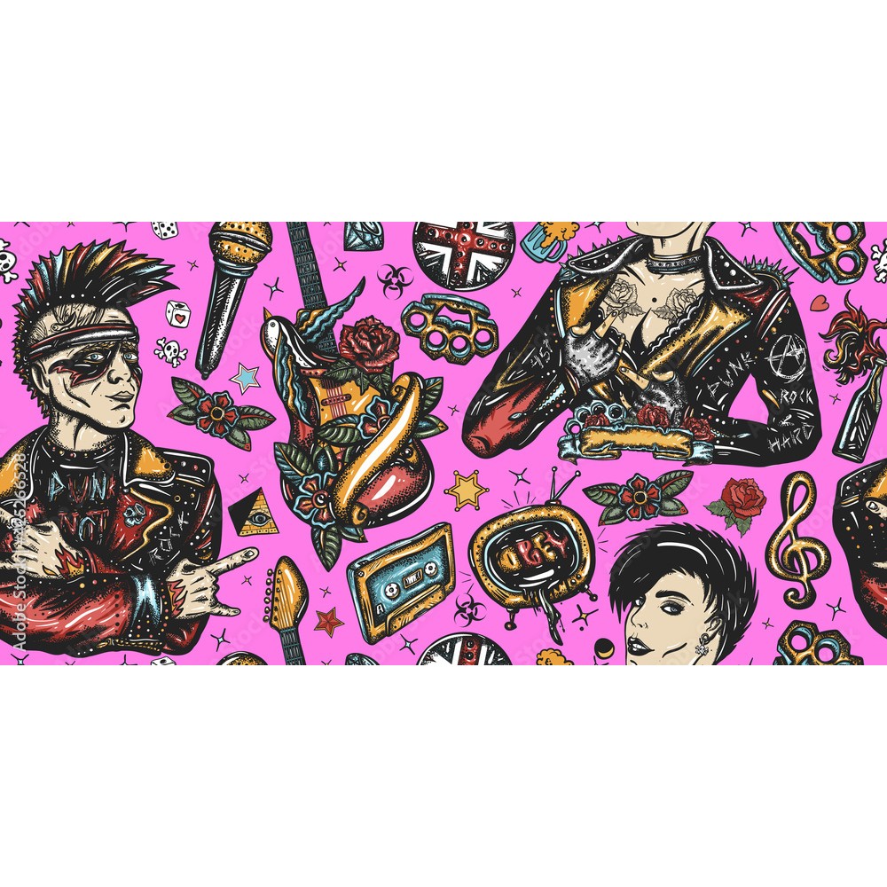 Szelki Pink Punk