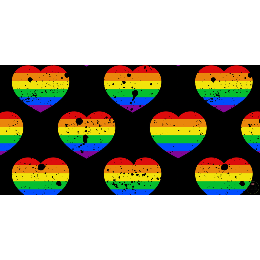 Szelki norweskie/Guard Tęczowe serca 2